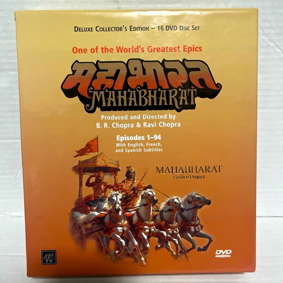 Mahabharat Series Ancient India Battle 16 DVD's Collector's